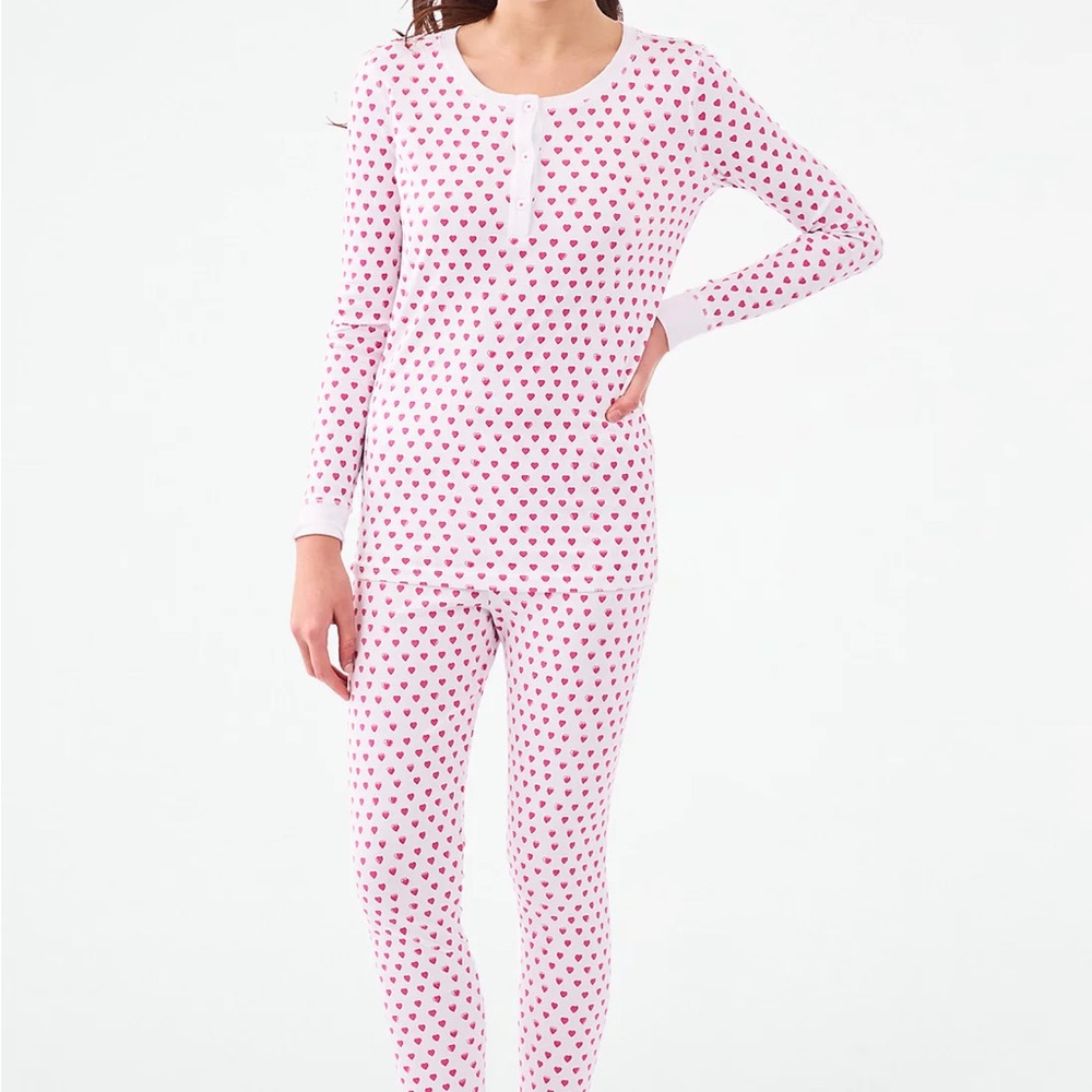 Roller Rabbit Pink Heart Kids Pajamas